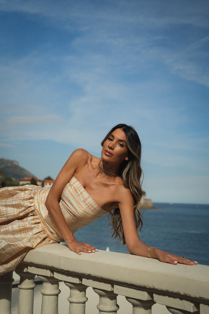 VESTIDO CLAUDETTE CUADROS