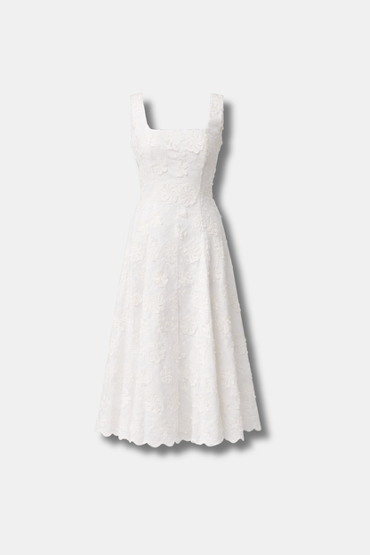 VESTIDO FLORA BLANCO