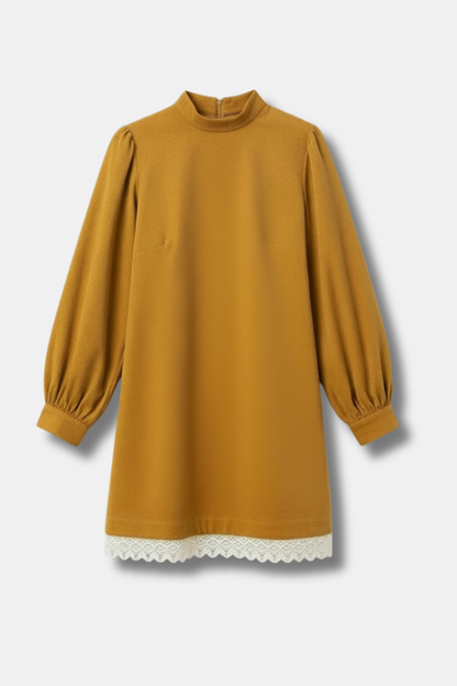 VESTIDO PANA MOSTAZA
