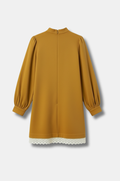 VESTIDO PANA MOSTAZA
