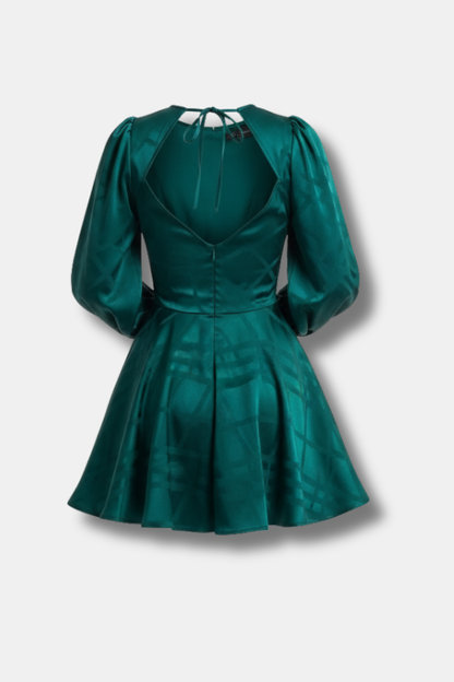 VESTIDO JACQUARD VUELO