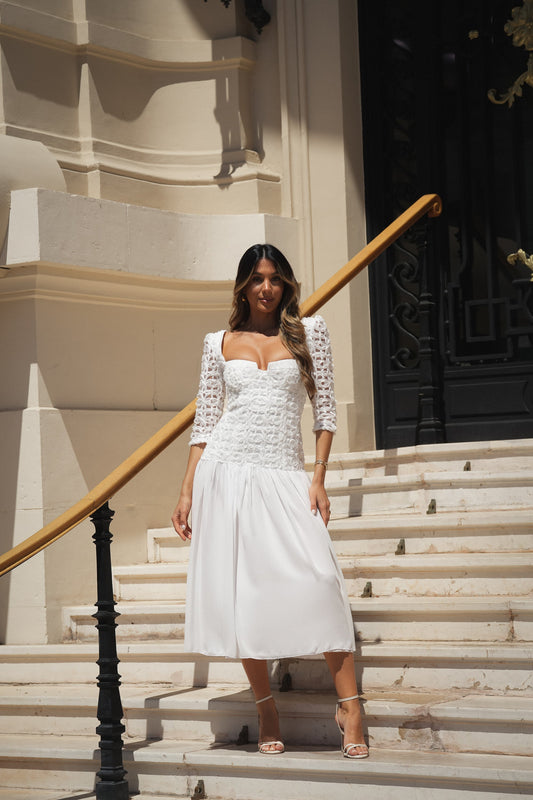 VESTIDO MARGOT BLANCO