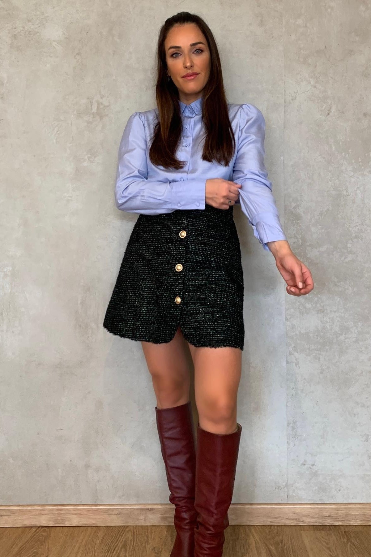 FALDA TWEED