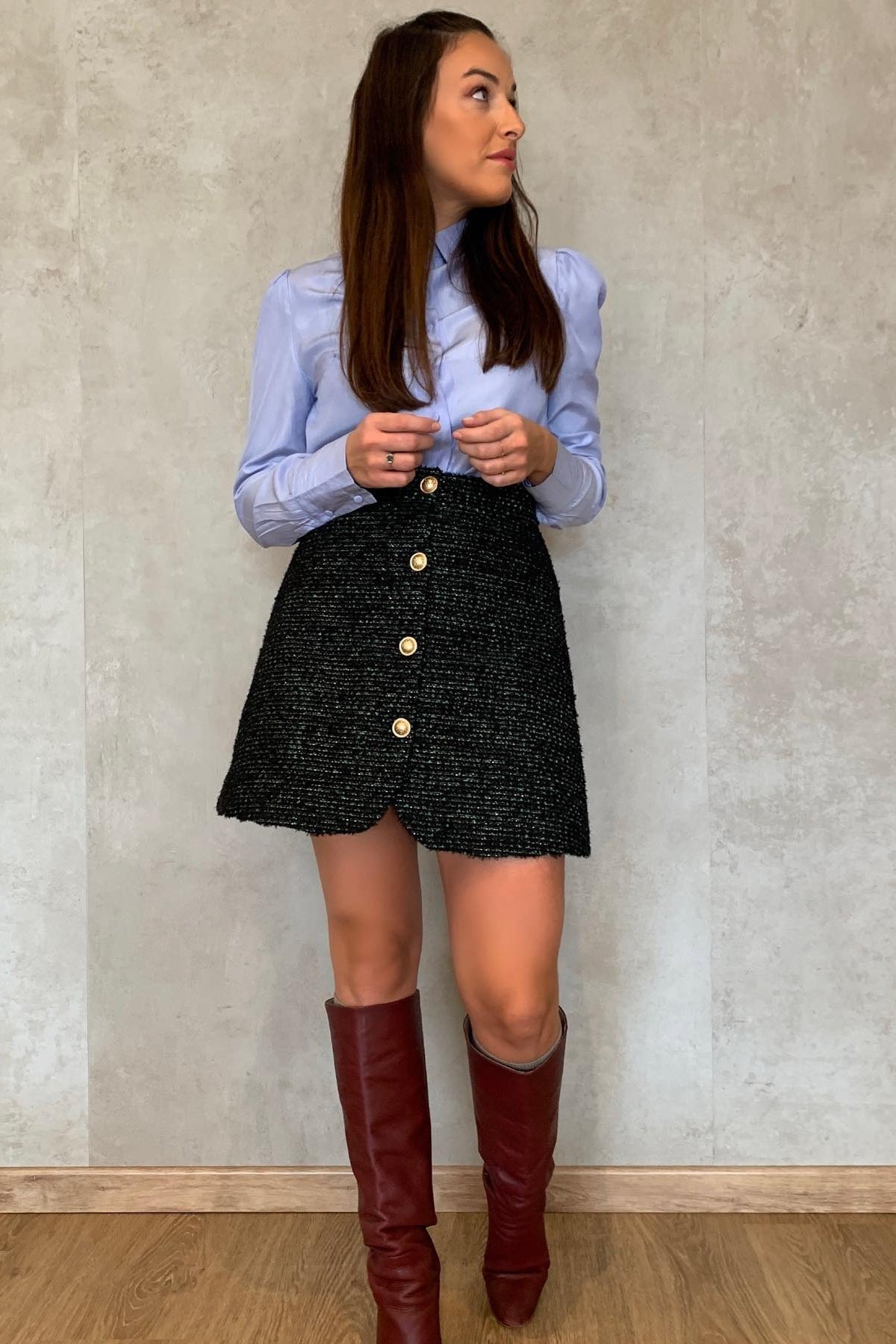 FALDA TWEED