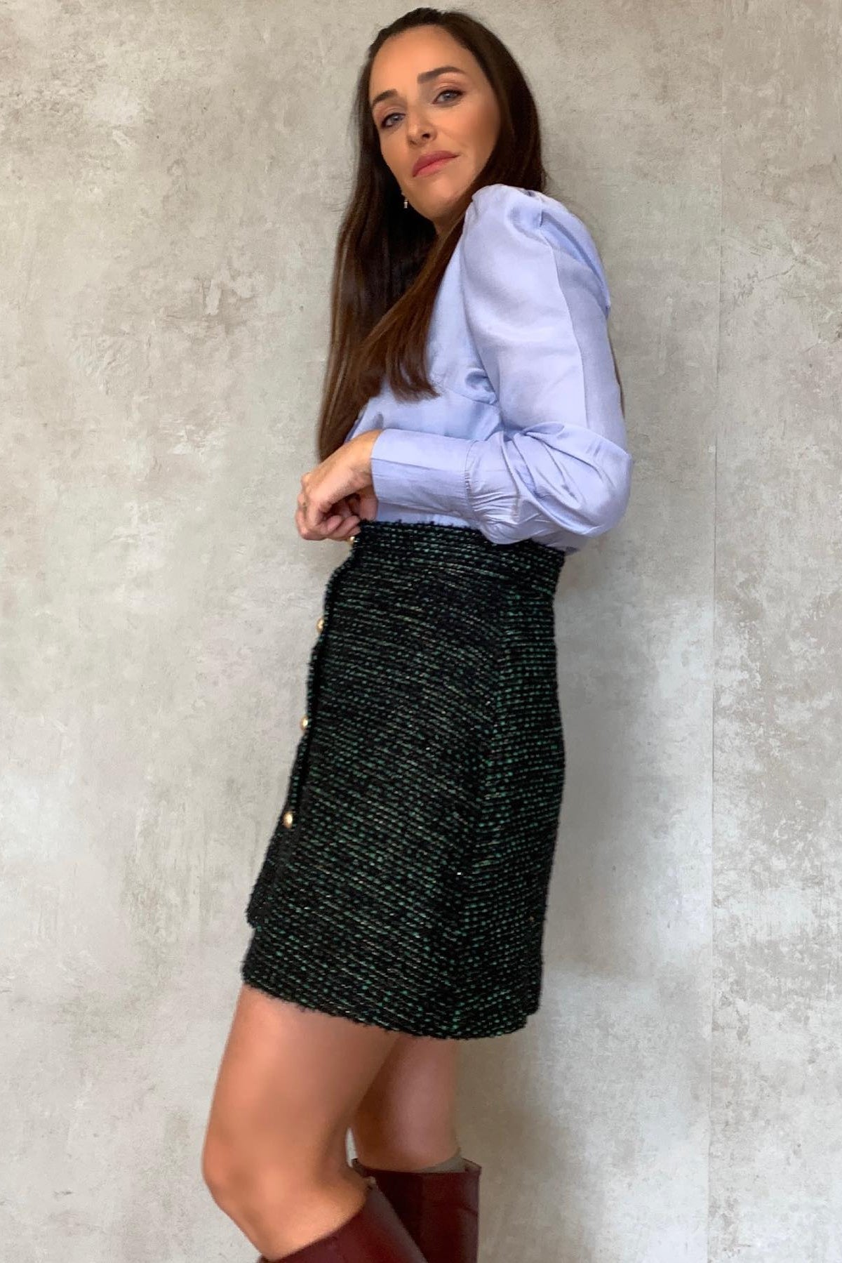 FALDA TWEED