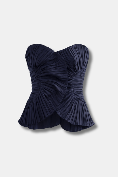 TOP MARBELLA AZUL OSCURO
