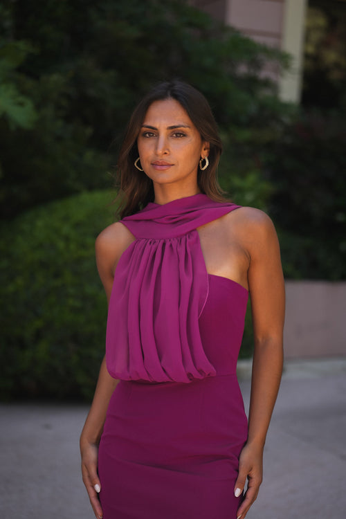VESTIDO MANUELA MAGENTA