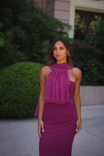VESTIDO MANUELA MAGENTA
