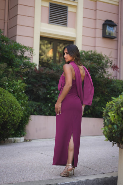 VESTIDO MANUELA MAGENTA