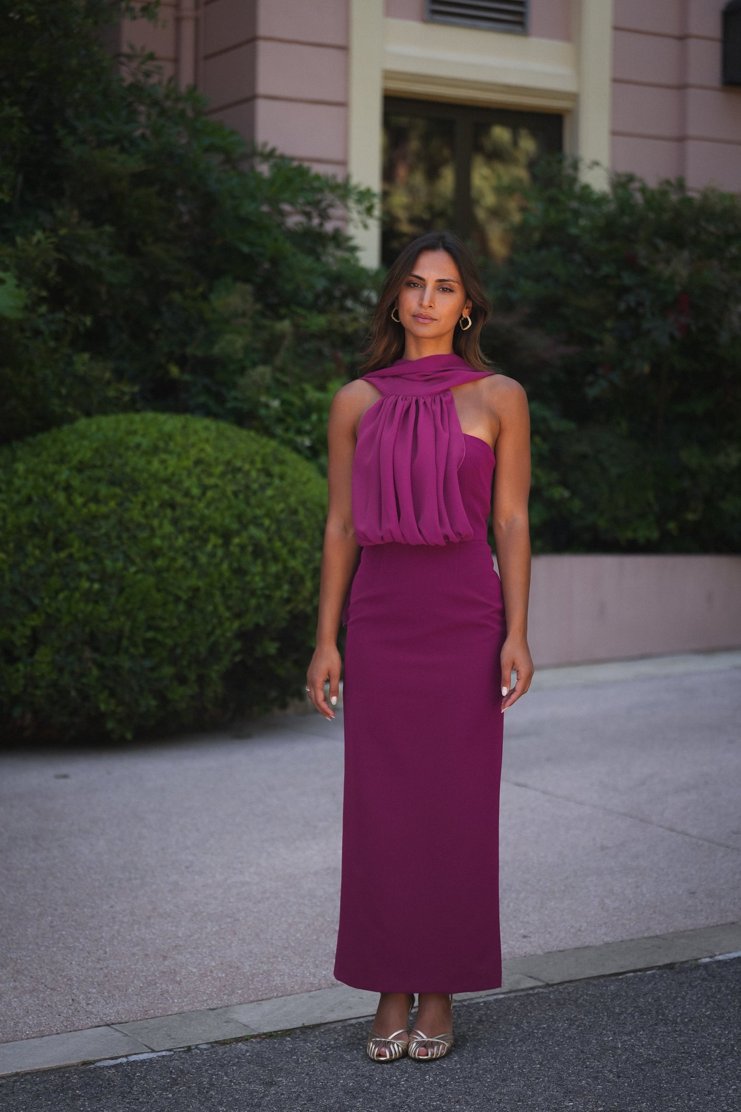 VESTIDO MANUELA MAGENTA