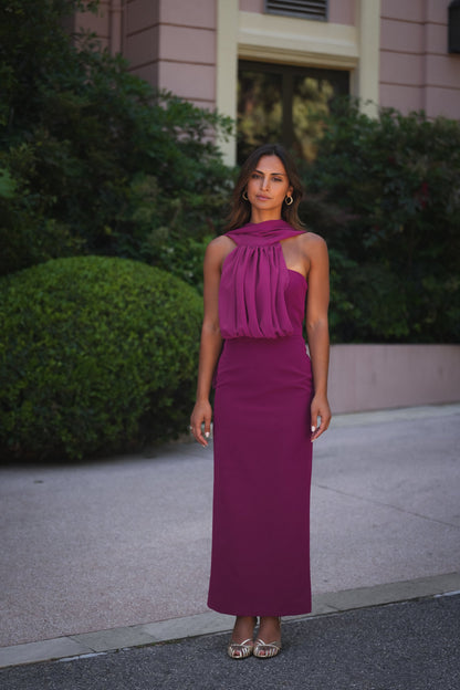 VESTIDO MANUELA MAGENTA