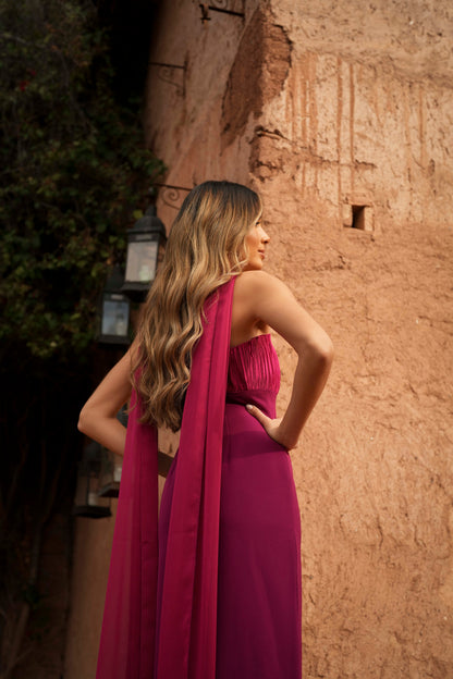 VESTIDO ALBA MAGENTA