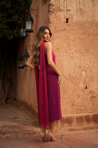 VESTIDO ALBA MAGENTA