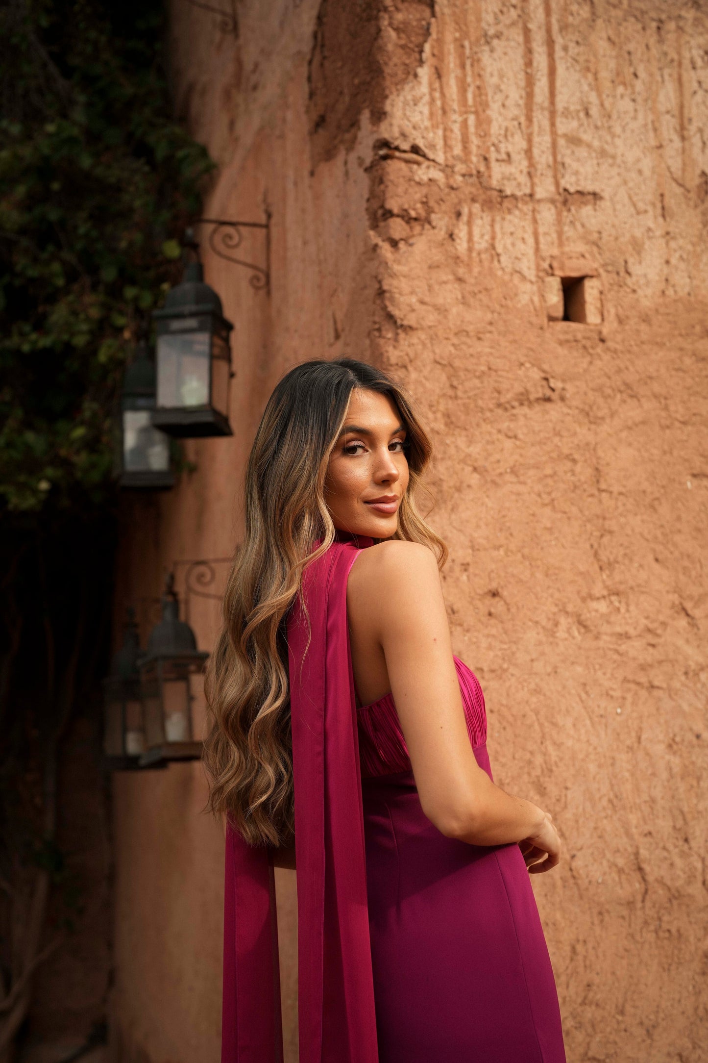 VESTIDO ALBA MAGENTA