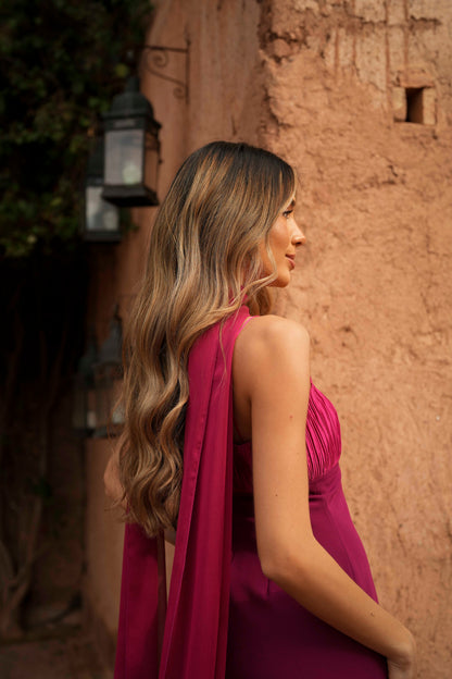 VESTIDO ALBA MAGENTA