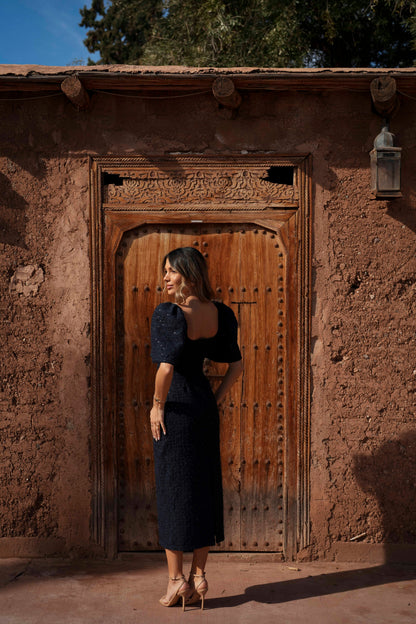 VESTIDO ÉLIA AZUL MARINO