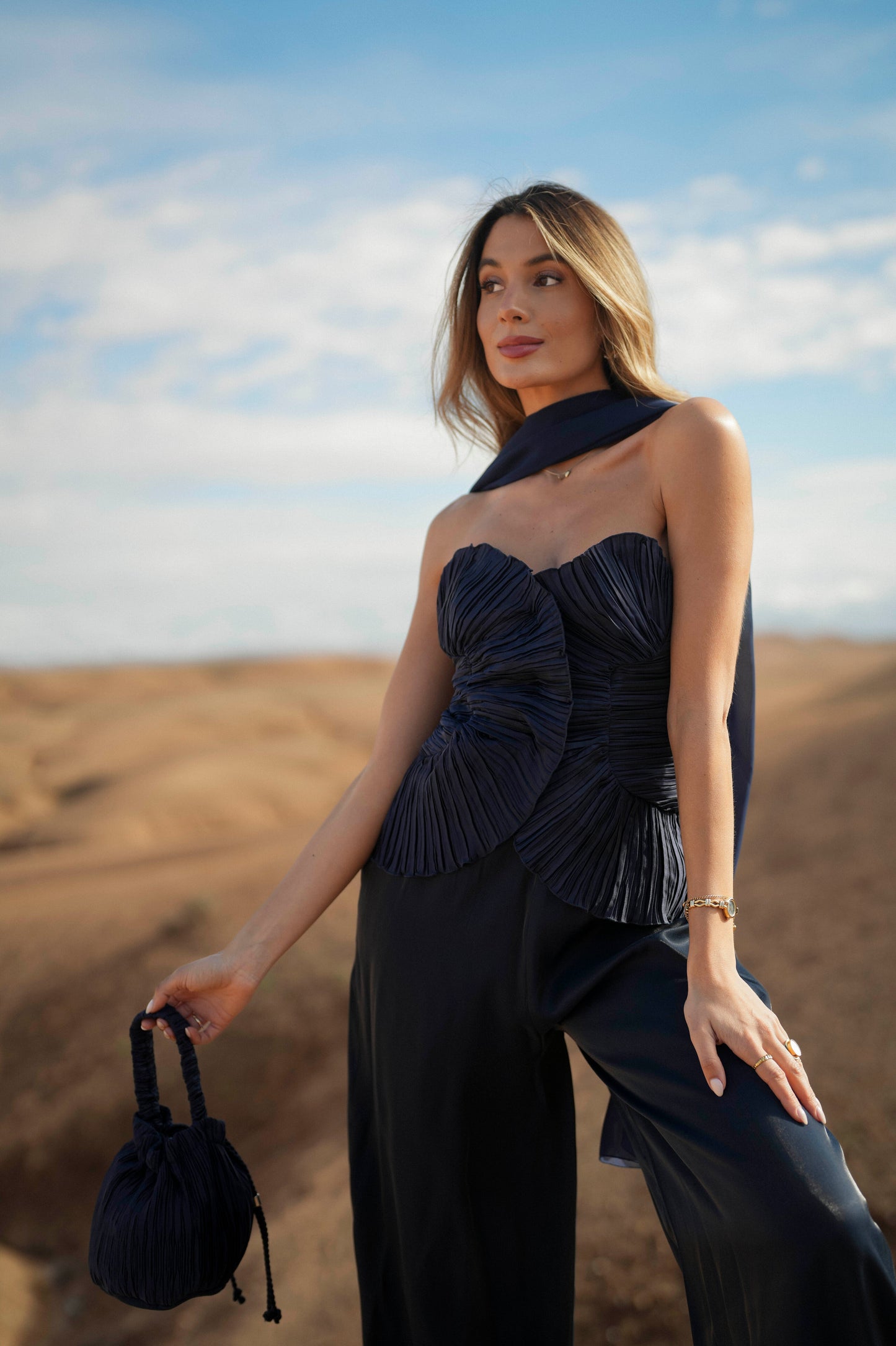 TOP MARBELLA AZUL OSCURO