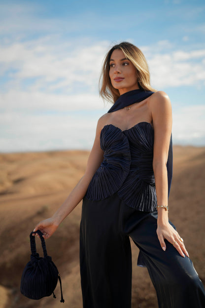 TOP MARBELLA AZUL OSCURO