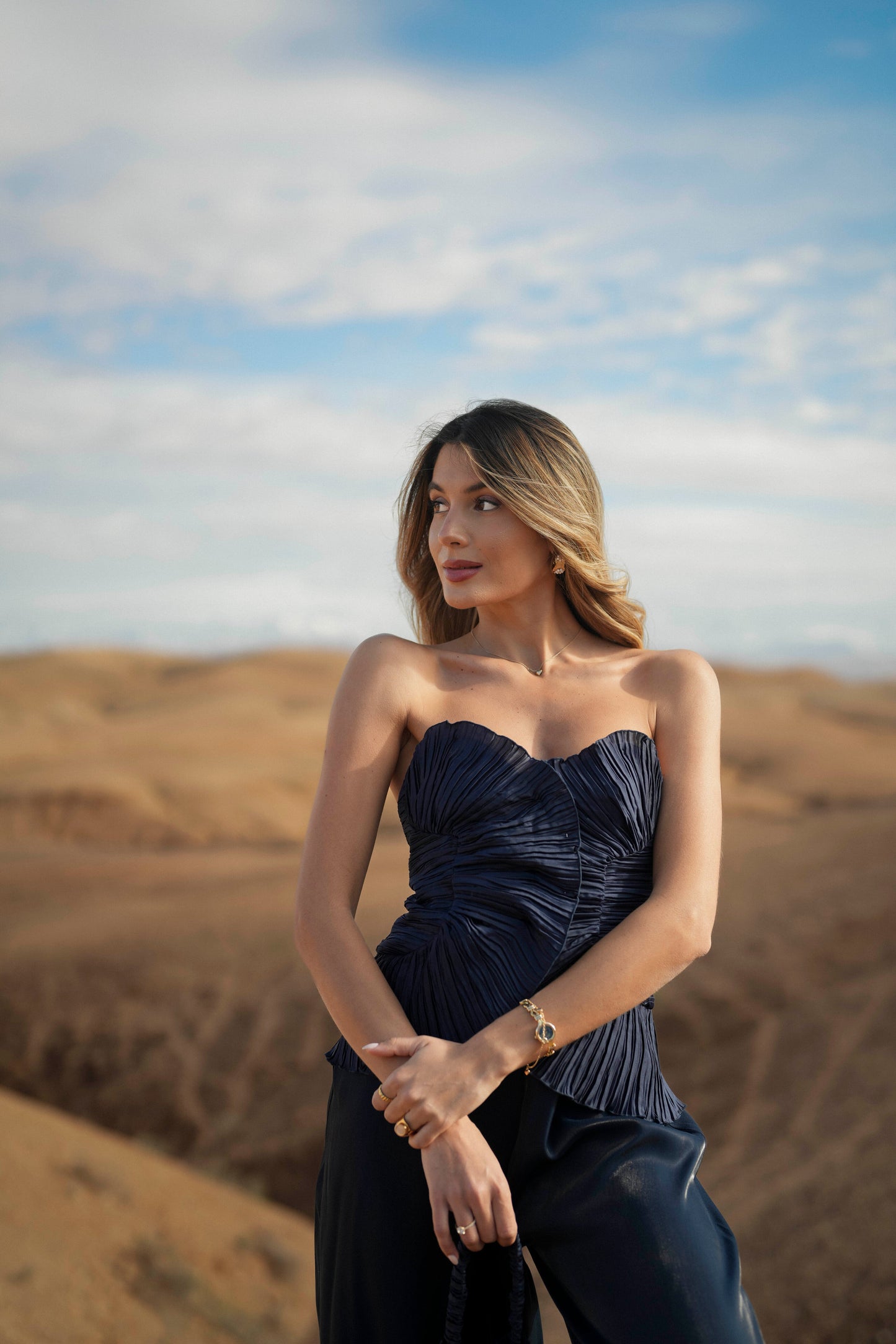 TOP MARBELLA AZUL OSCURO