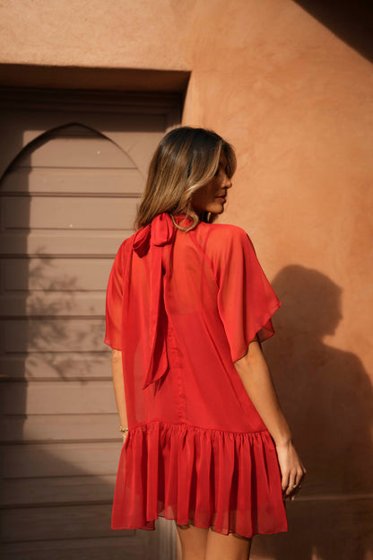 VESTIDO VERA ROJO
