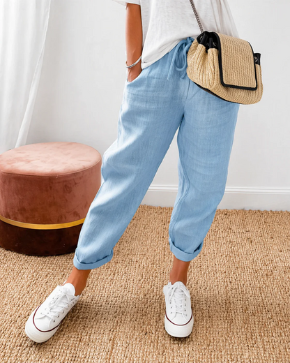 Lino| Pantalones informales y cómodos