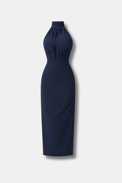 VESTIDO MANUELA AZUL MARINO